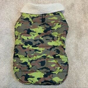 SIMPLYDOG Small Breed Dog Green Camo Vest XL